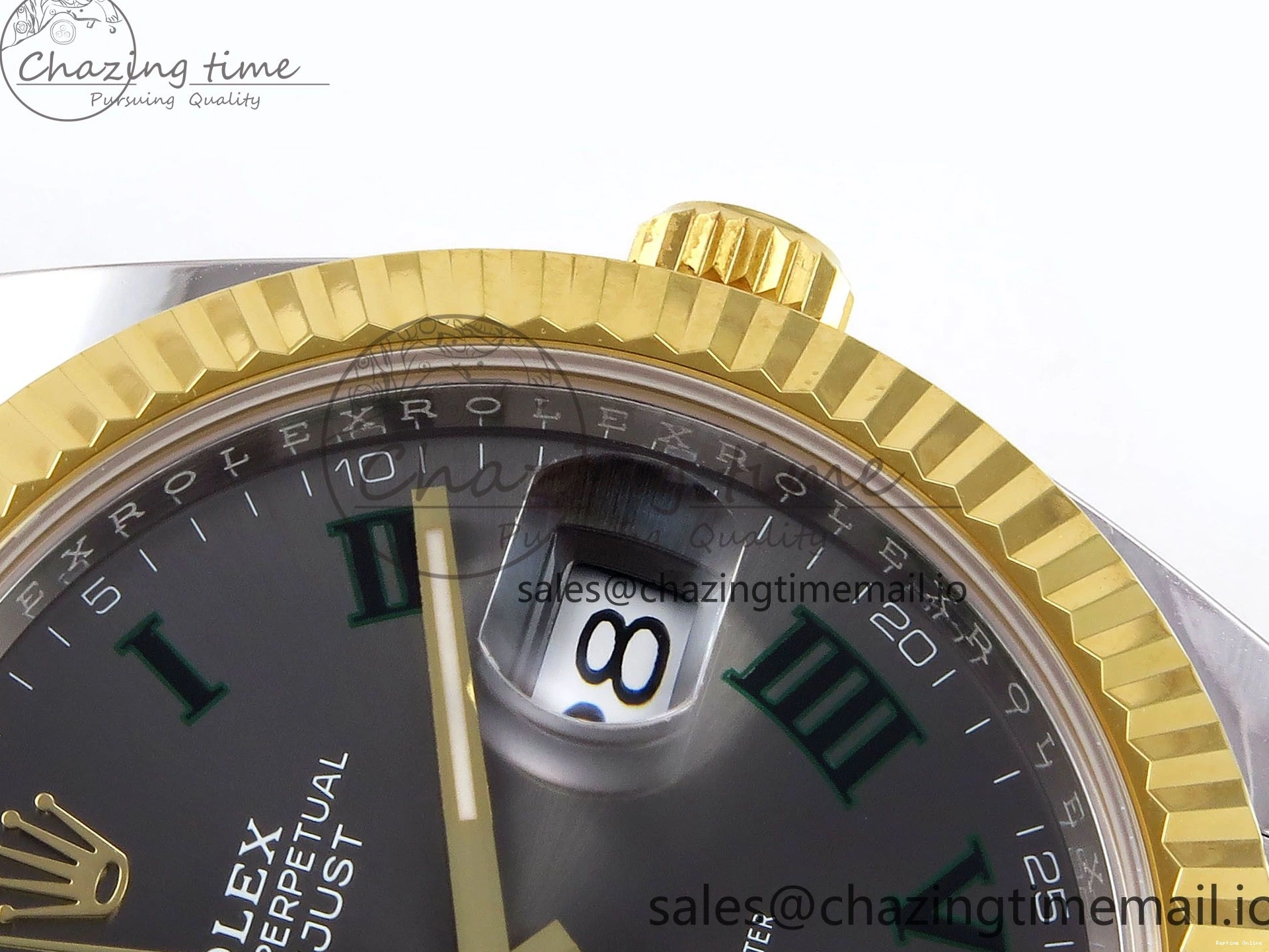 0513 DateJust 41 SS YG ARF 1:1 Best Edition 904L Steel Gray Green Roman Dial on Jubilee Bracelet SH Casual 1245